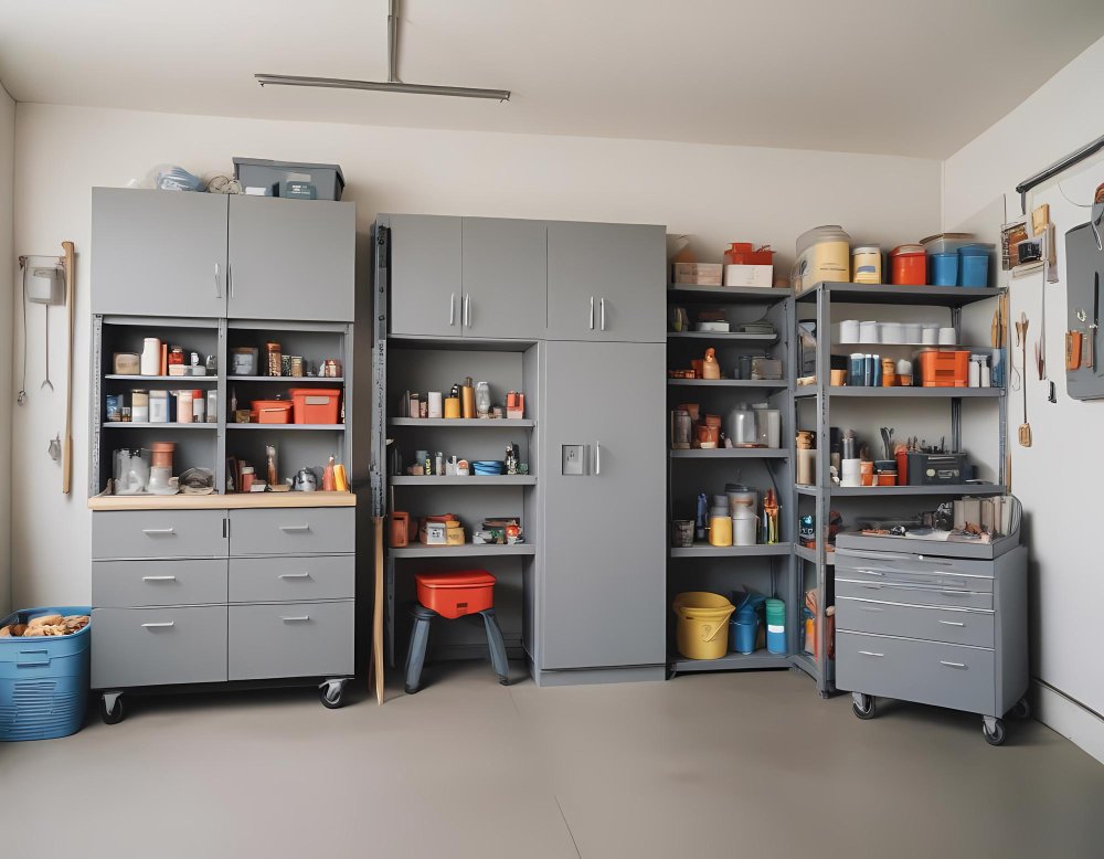custom garage storage cabinets